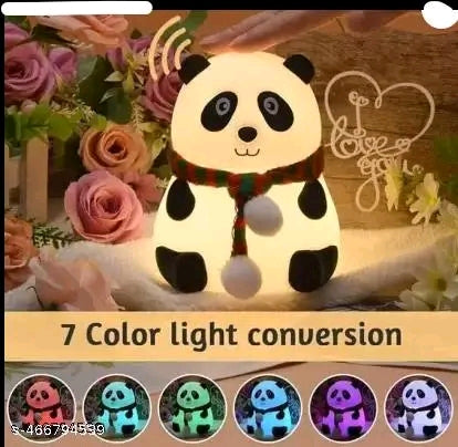 🐼✨ FASTIC Cute Panda Night Lamp – 7 Color Changing USB Rechargeable LED Light 🌈💤