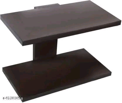 💫Elegant Wooden Wall Mount TV & Set-Top Box Stand – 2 Shelves, Brown 🌿🪵